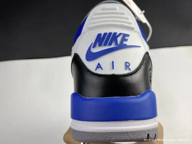 Official Maikesneakers White 3 Jordan Blue Retro CT8532-040 Air 0412